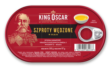 Geräucherte Sprotten in Öl - 160g - King Oscar
