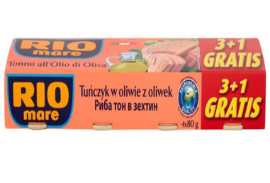 Thunfisch in Olivenöl 4x80g - Rio Mare