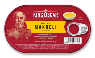 Makrelenfilets in Öl - 160g - King Oscar