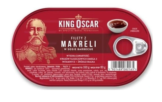 Makrelenfilets in Barbecuesauce - 160g - King Oscar