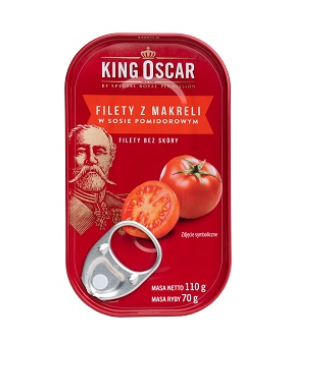 Makrelenfilets in Tomatensauce - 110g - King Oscar