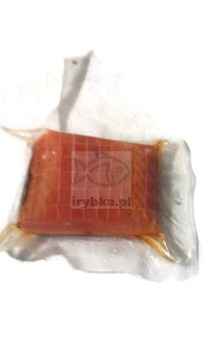 Lachsfilet im Netz mit Haut - kalt geräuchert