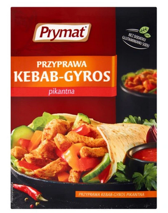 Kebab-Gyros Gewürzmischung - scharf / 30g Prymat