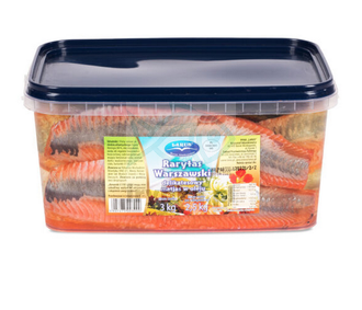 Eine Warschauer Delikatesse - Matijas oder Lachs im Kilo