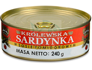 Königliche Sardine in Tomatensauce / 240g