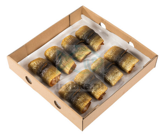 Heißgeräucherter Heringsrollmops