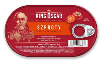 Sprotten in Tomatensauce - 160g - King Oscar
