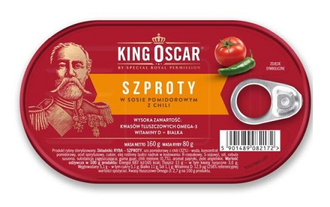 Sprotten in Tomatensauce mit Chili - 160g - King Oscar