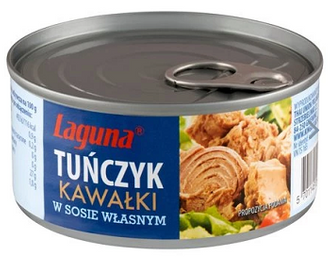 Thunfischstücke in eigener Sauce / 170g / Laguna – SET 6-tlg.