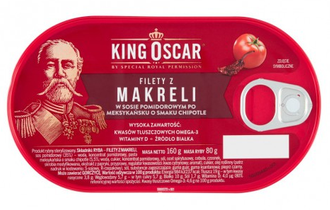 Makrelenfilets in mexikanischer Tomatensauce - 160g - King Oscar
