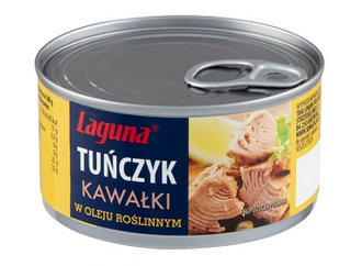 Thunfischstücke in Pflanzenöl / 170g / Laguna
