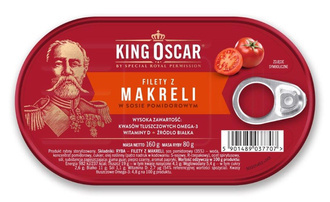 Makrelenfilets in Tomatensauce - 160g - King Oscar