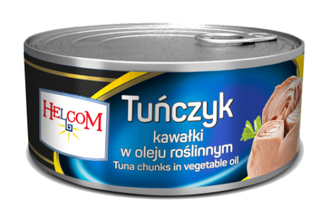 Thunfischstücke in Pflanzenöl Helcom / 160g
