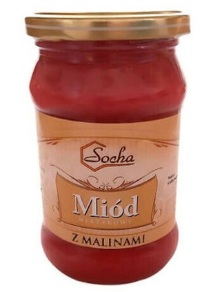 Honig mit Himbeeren 400g - Polnisch