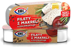 Makrelenfilets in Tomatensauce / 175g / BMC