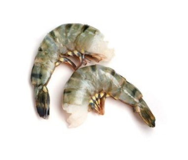 Black Tiger Garnelen roh ohne Kopf in der Schale / 16-20 Stk./kg - 20% Glasur