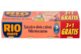 Thunfisch in Olivenöl 4x80g - Rio Mare