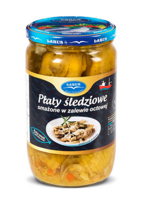 Heringsfilets in Essig gebraten im Glas / 320g