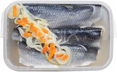 Heringsfilets in Essig mariniert pro kg