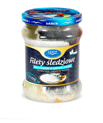 Heringsfilets in Essig mariniert im Glas / 220g (Bismarck)