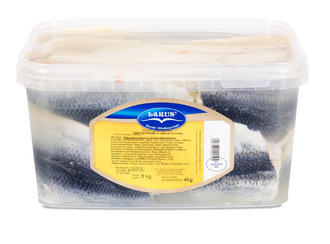 Heringsfilets in Essig mariniert pro kg