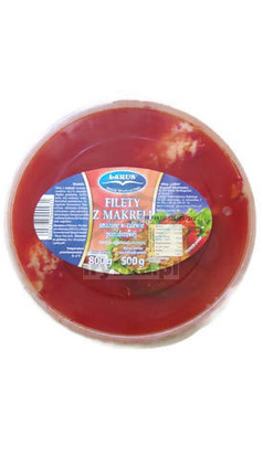 Gebratene Makrelenfilets in Tomatensauce / 800g