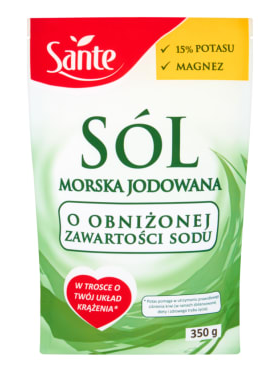 Jodiertes Meersalz / 350g Sante